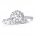 Lab-Created Diamonds by KAY Engagement Ring 1-1/3 ct tw Round-cut 14K White Gold