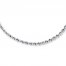 Rope Necklace 14K White Gold 20" Length