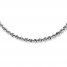 Rope Necklace 14K White Gold 30" Length