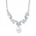 Cultured Pearl Necklace 1/15 ct tw Diamonds Sterling Silver