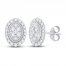 Neil Lane Diamond Earrings 1/2 ct tw Round-cut 14K White Gold
