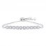 Diamond Bolo Bracelet 1/4 ct tw Sterling Silver