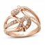 Le Vian Diamond Ring 1/3 ct tw 14K Strawberry Gold