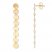 Disc Drop Earrings 14K Yellow Gold