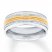 Men's Wedding Band Stainless Steel/Yellow Ion-Plating 8mm