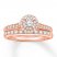 Diamond Bridal Set 1/2 ct tw Round-cut 14K Rose Gold
