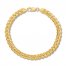 Men's Cuban Link Bracelet 14K Yellow Gold 8.5" Length