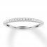 Diamond Wedding Band 1/6 ct tw Round-cut 14K White Gold