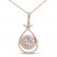 Le Vian Diamond Necklace 3/4 ct tw 14K Strawberry Gold