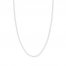 18" Cable Chain 14K White Gold Appx. .9mm