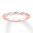 Diamond Anniversary Band 1/15 ct tw Round-cut 10K Rose Gold