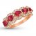 Le Vian Natural Ruby Ring 3/4 cttw Diamonds 14K Strawberry Gold