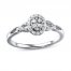 Diamond Engagement Ring 1/4 ct tw 10K White Gold