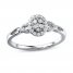 Diamond Engagement Ring 1/4 ct tw 10K White Gold