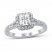 Tolkowsky Diamond Engagement Ring 1-1/3 ct tw Platinum