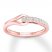 Love + Be Loved Diamond Ring 1/4 ct tw Round-cut 10K Rose Gold
