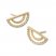 Diamond Geometric Earrings 1/10 ct tw 10K Yellow Gold