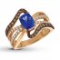 Le Vian Blueberry Tanzanite Ring 7/8 ct tw Diamonds 14K Gold