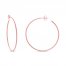 Hoop Earrings 14K Rose Gold 40mm
