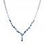 Le Vian Sapphire Necklace 1/3 ct tw Diamonds 14K Vanilla Gold