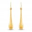 Teardrop Earrings 14K Yellow Gold