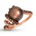 Le Vian Cultured Pearl Ring 1/2 ct tw Diamonds 14K Gold