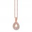 Le Vian Diamond Necklace 7/8 ct tw Round-cut 14K Gold