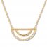 Diamond Geometric Necklace 1/10 ct tw Round-cut 10K Yellow Gold