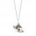 Disney Treasures Diamond Bambi Necklace 1/6 ct tw Sterling Silver 17"