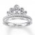 Emmy London Tiara Ring 1/20 ct tw Diamonds Sterling Silver