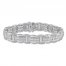 Men's Diamond Bracelet 1/2 ct tw Round-cut Sterling Silver
