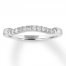 Diamond Wedding Band 1/6 ct tw Round-cut 14K White Gold