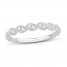 Diamond Anniversary Ring 1/10 ct tw 10K White Gold