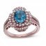 Le Vian Couture Zircon Ring 5/8 ct tw Diamonds 18K Strawberry Gold
