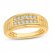 Men's Diamond Wedding Band 1/2 ct tw 10K Yellow Gold