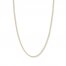 18" Textured Rope Chain 14K Yellow Gold Appx. 1.8mm