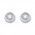 Diamond Solitaire Earrings 1/5 Carat tw 10K White Gold