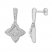 Diamond Earrings 1/2 ct tw Round-cut 10K White Gold