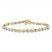 Diamond Bracelet 1 ct tw Round-Cut 10K Yellow Gold