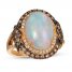 Le Vian Chocolatier Opal Ring 1-1/6 ct tw Diamonds 18K Strawberry Gold