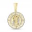 Men's Diamond Christ Pendant 1/2 ct tw Round-cut 10K Yellow Gold