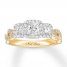 Neil Lane Engagement Ring 1-1/8 ct tw Diamonds 14K Yellow Gold