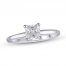 Lab-Created Diamonds by KAY Solitaire Ring 1 ct tw Princess-Cut 14K White Gold