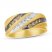 Men's Brown Diamond Wedding Band 1/2 ct tw 10K Yellow Gold