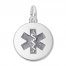 Medical Alert Charm Sterling Silver