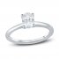 Lab-Created Diamonds by KAY Solitaire Engagement Ring 1 ct tw Oval-cut 14K White Gold