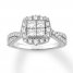 Diamond Engagement Ring 1-1/2 ct tw 14K White Gold