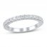 Lab-Created Diamonds by KAY Anniversary Ring 1/2 ct tw Round-cut 14K White Gold