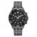 Caravelle by Bulova Men's Chronograph Black Stainless Steel Watch 45A144