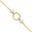 Circle Anklet 14K Two-Tone Gold